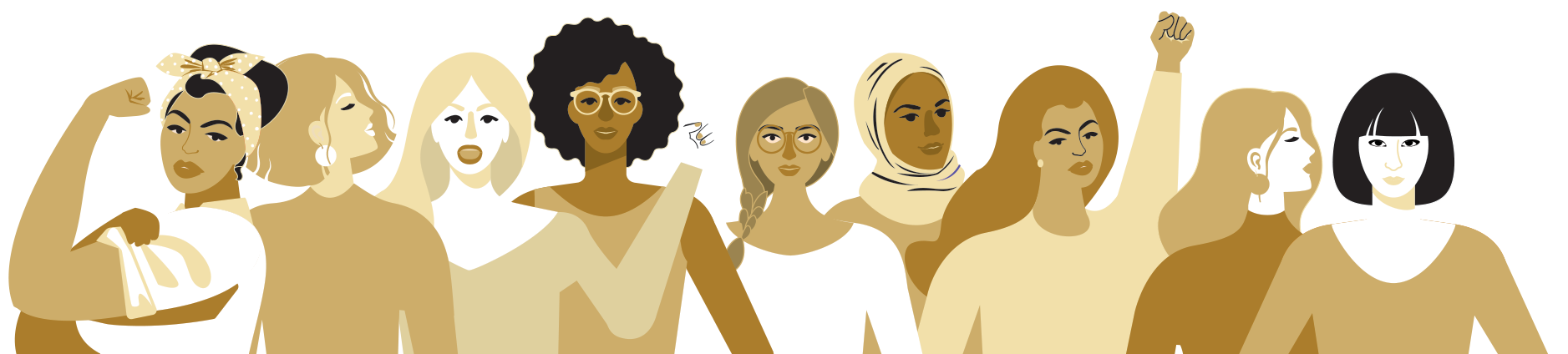 empowered women graphic